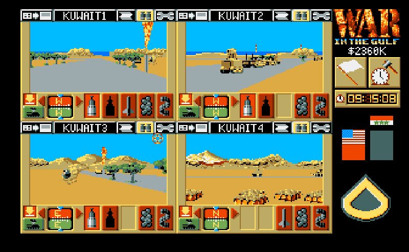 Pantallazo de War in the Gulf para Amiga