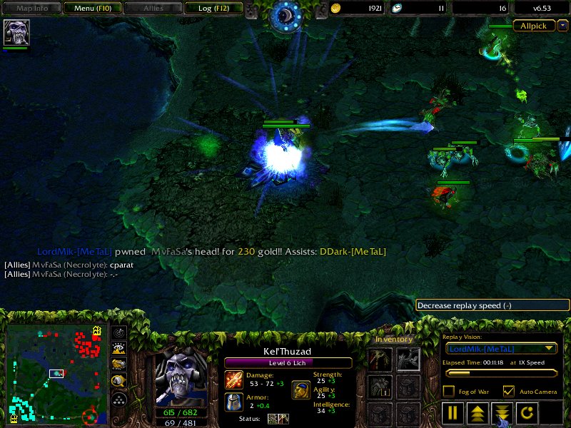 Pantallazo de WarCraft III: The Frozen Throne para PC