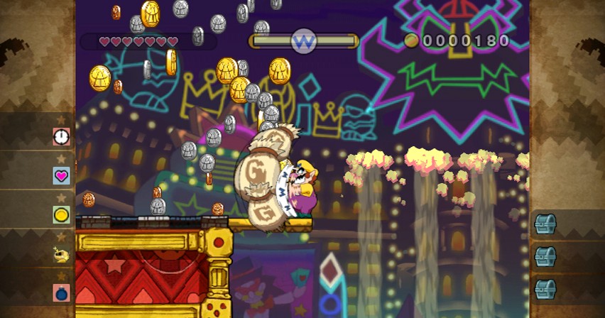 Pantallazo de Wario Land: The Shake Dimension para Wii