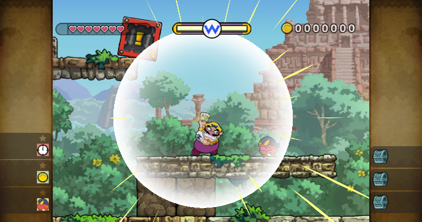 Pantallazo de Wario Land: The Shake Dimension para Wii