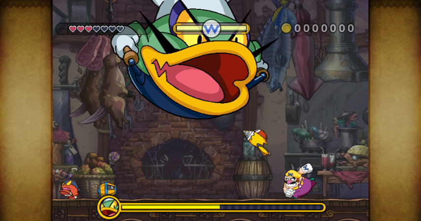 Pantallazo de Wario Land: The Shake Dimension para Wii