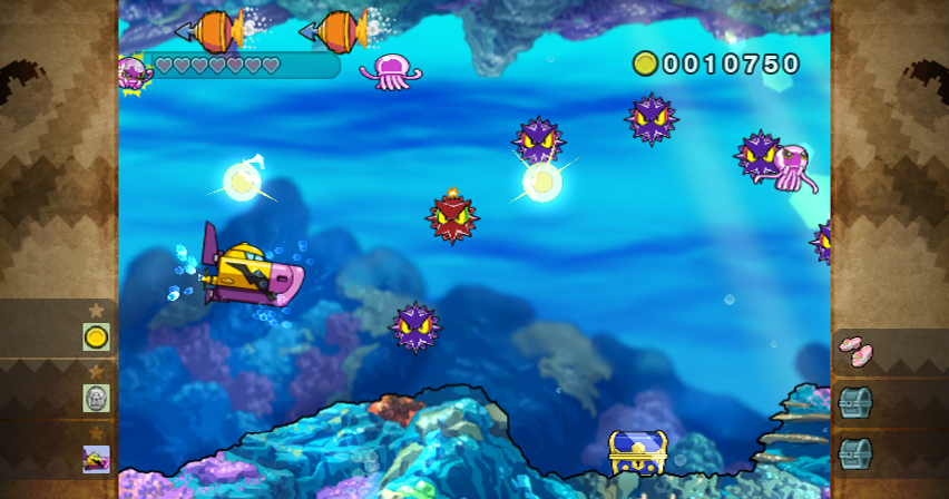 Pantallazo de Wario Land: The Shake Dimension para Wii