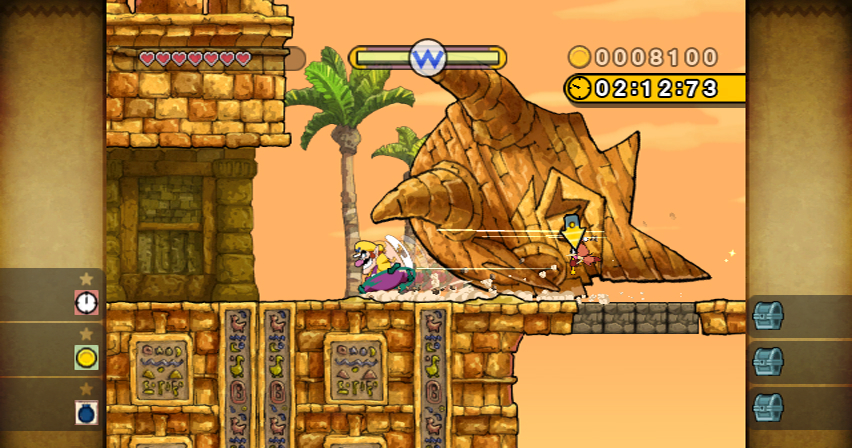 Pantallazo de Wario Land: The Shake Dimension para Wii