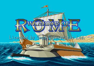 Pantallazo de Warrior of Rome para Sega Megadrive