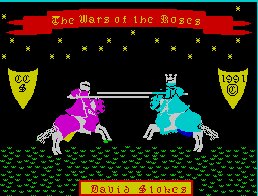 Pantallazo de Wars of the Roses, The para Spectrum