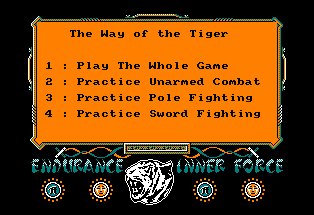 Pantallazo de Way Of The Tiger, The para Amstrad CPC