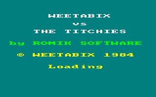 Pantallazo de Weetabix Vs The Titchies para Amstrad CPC