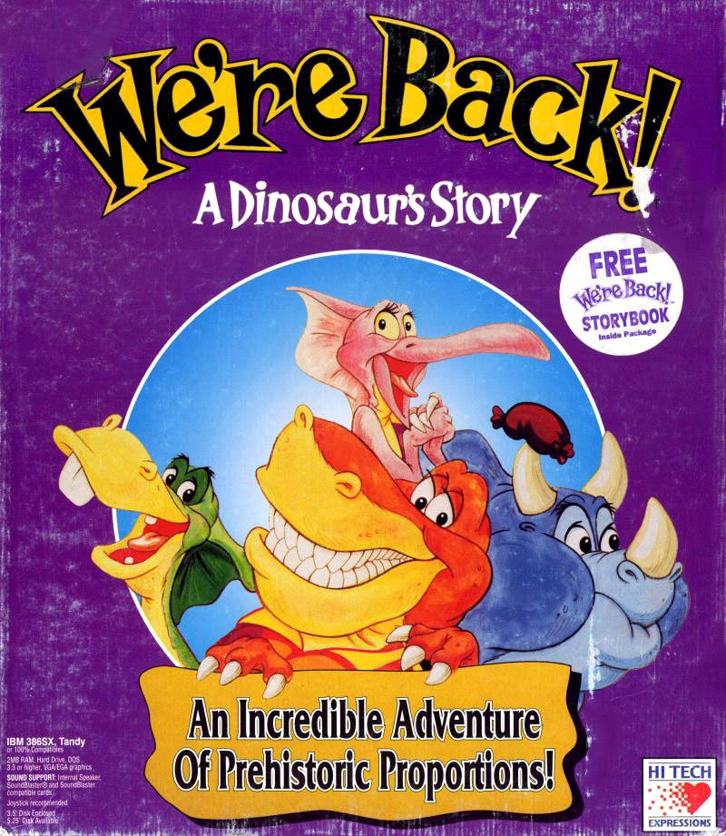 Caratula de We're Back: A Dinosaur's Story para PC