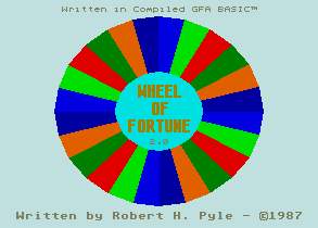 Pantallazo de Wheel of Fortune 2.0 para Atari ST