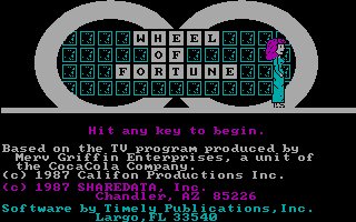 Pantallazo de Wheel of Fortune para PC