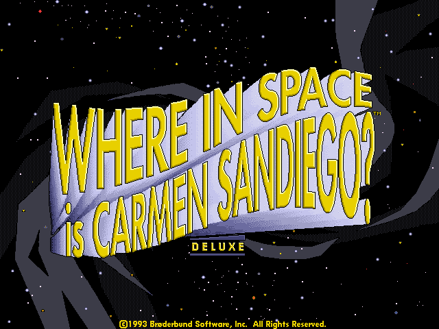 Pantallazo de Where in Space is Carmen Sandiego? Deluxe para PC