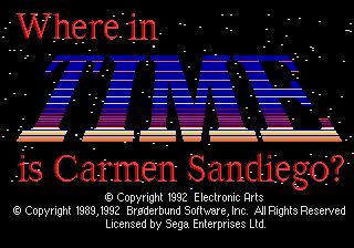 Pantallazo de Where in Time is Carmen Sandiego? para Sega Megadrive