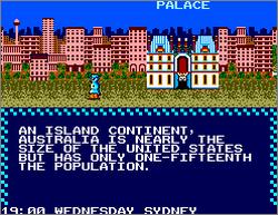 Pantallazo de Where in the World is Carmen Sandiego? para Sega Master System