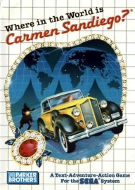 Caratula de Where in the World is Carmen Sandiego? para Sega Master System
