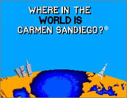 Pantallazo de Where in the World is Carmen Sandiego? para Sega Master System