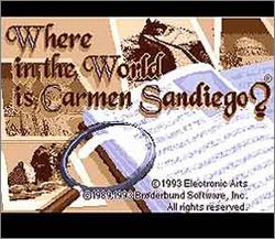 Pantallazo de Where in the World is Carmen Sandiego? para Super Nintendo