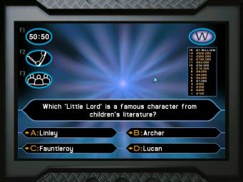 Pantallazo de Who Wants to be a Millionaire CD-ROM 1st Edition: General Mills Cereal Promotion para PC