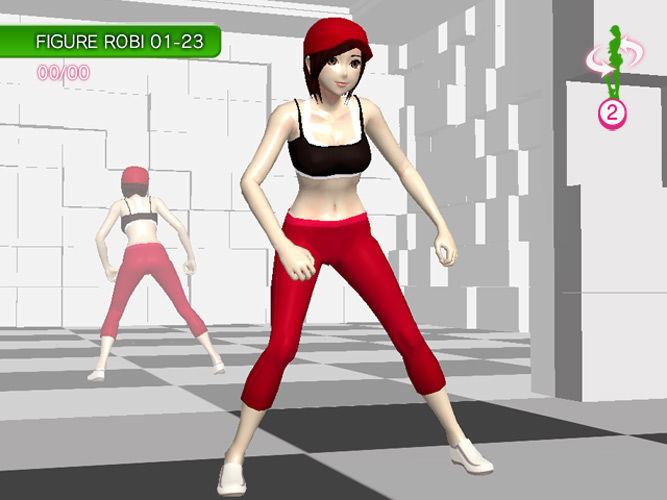 Pantallazo de Wii Figure Aerobics by Jung Da-Yeon para Wii