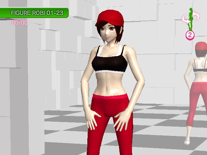 Pantallazo de Wii Figure Aerobics by Jung Da-Yeon para Wii