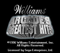 Pantallazo de Williams Arcade's Greatest Hits para Sega Megadrive