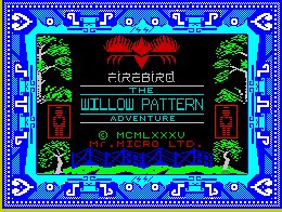 Pantallazo de Willow Pattern Adventure, The para Spectrum