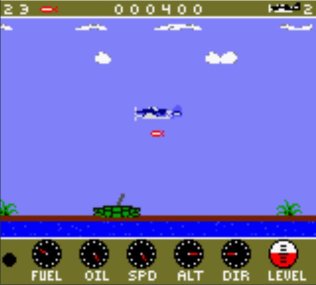 Pantallazo de Wings of Fury para Game Boy Color