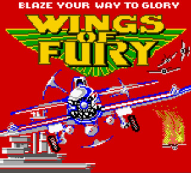 Pantallazo de Wings of Fury para Game Boy Color