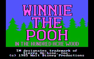 Pantallazo de Winnie The Pooh in Hundred Acres Wood para PC