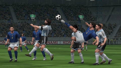 Pantallazo de Winning Eleven: Pro Evolution Soccer 2007 para PSP