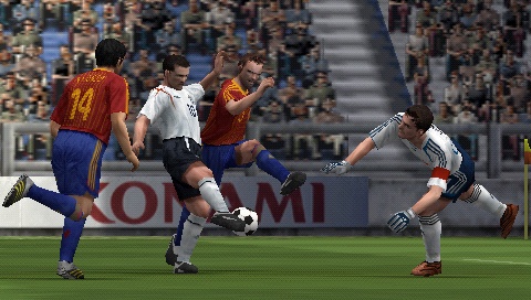 Pantallazo de Winning Eleven: Pro Evolution Soccer 2007 para PSP