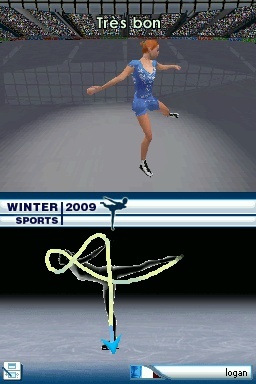 Pantallazo de Winter Sports 2009: The Next Challenge para Nintendo DS