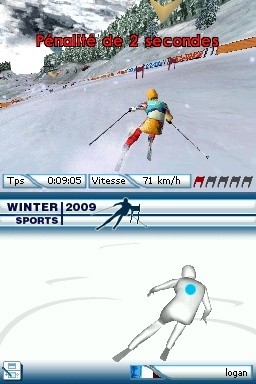 Pantallazo de Winter Sports 2009: The Next Challenge para Nintendo DS