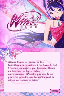 Pantallazo de Winx Club: Believix in You para Nintendo DS