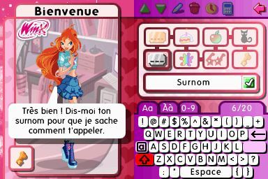 Pantallazo de Winx Club: Secret Diary 2009 para Nintendo DS