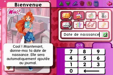 Pantallazo de Winx Club: Secret Diary 2009 para Nintendo DS