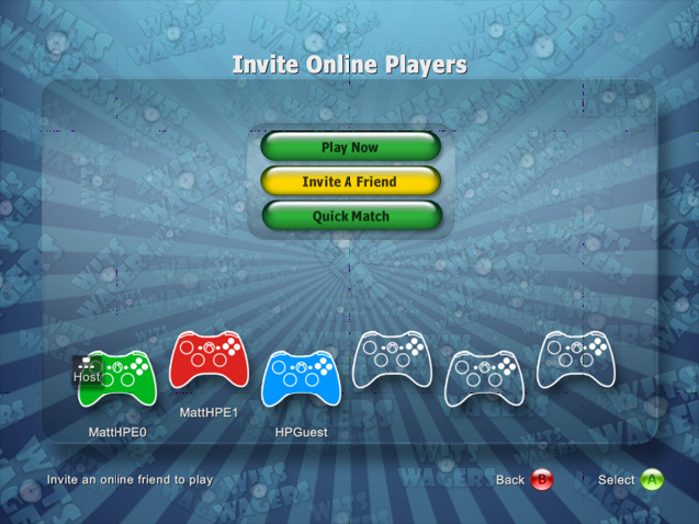 Pantallazo de Wits & Wagers (Xbox Live Arcade) para Xbox 360