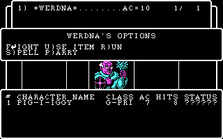Pantallazo de Wizardry: The Return of Werdna -- The Fourth Scenario para PC