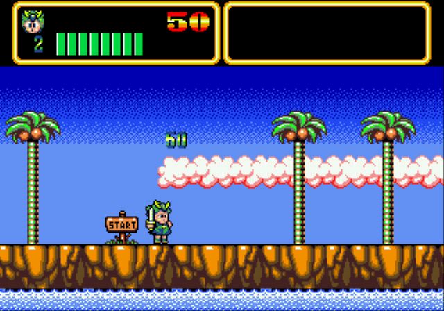 Pantallazo de Wonder Boy III: Monster Lair (Consola Virtual) para Wii