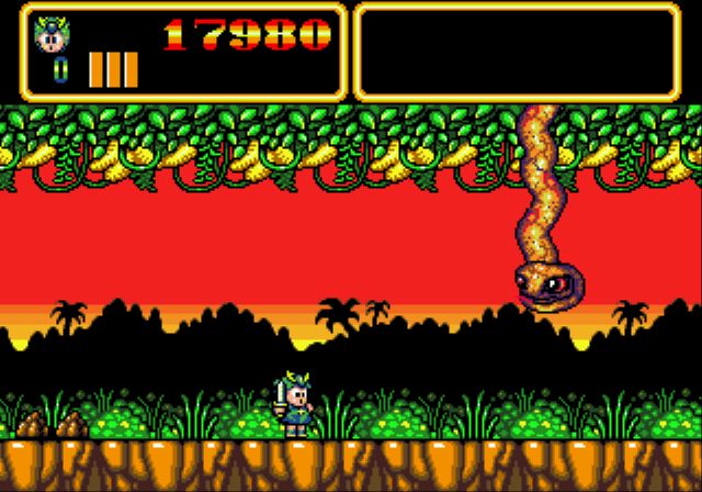 Pantallazo de Wonder Boy III: Monster Lair (Consola Virtual) para Wii