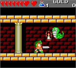 Pantallazo de Wonder Boy III: The Dragon's Trap (Europa) para Gamegear