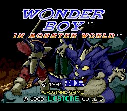 Pantallazo de Wonder Boy in Monster World para Sega Megadrive