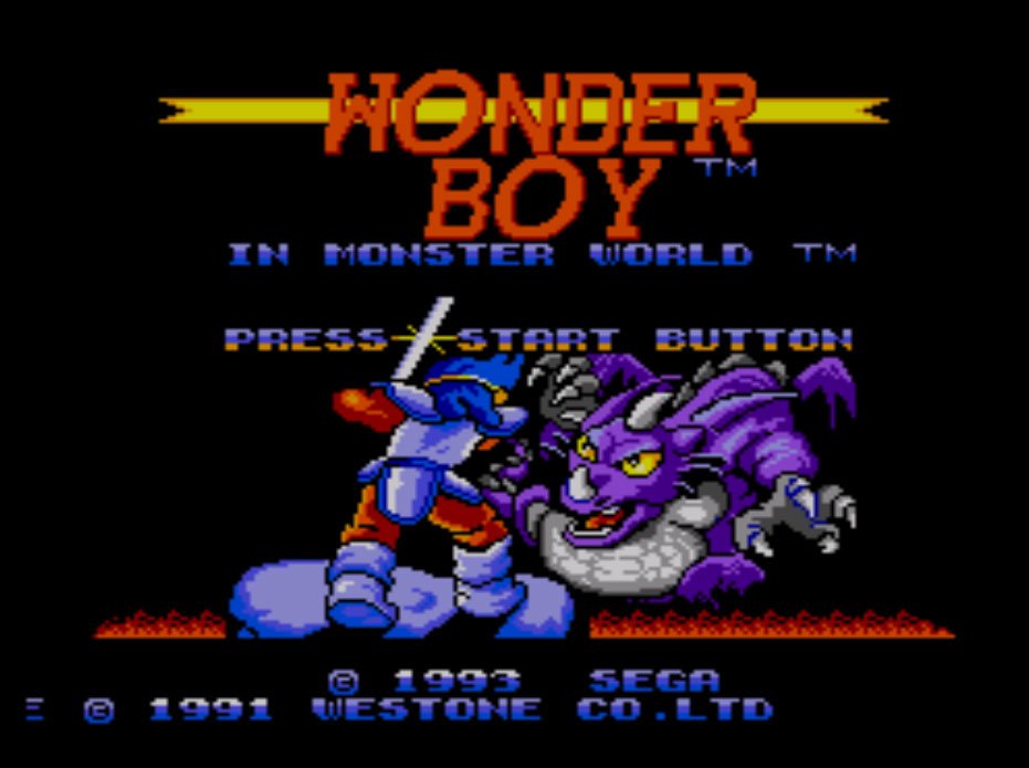 Pantallazo de Wonder Boy in Monster World para Sega Master System