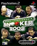 Carátula de World Championship Snooker 2003