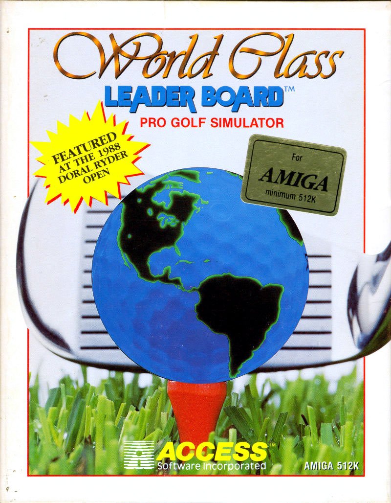 Caratula de World Class Leader Board para Amiga