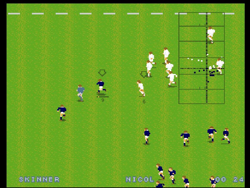 Pantallazo de World Class Rugby: Five Nations Edition para Amiga