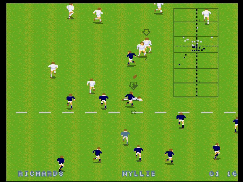 Pantallazo de World Class Rugby para Amiga