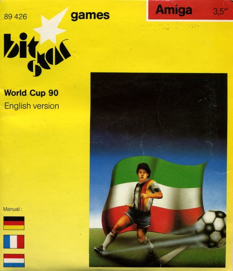 Caratula de World Cup 90 para Amiga