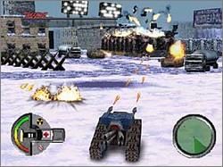 Pantallazo de World Destruction League: Thunder Tanks para PlayStation