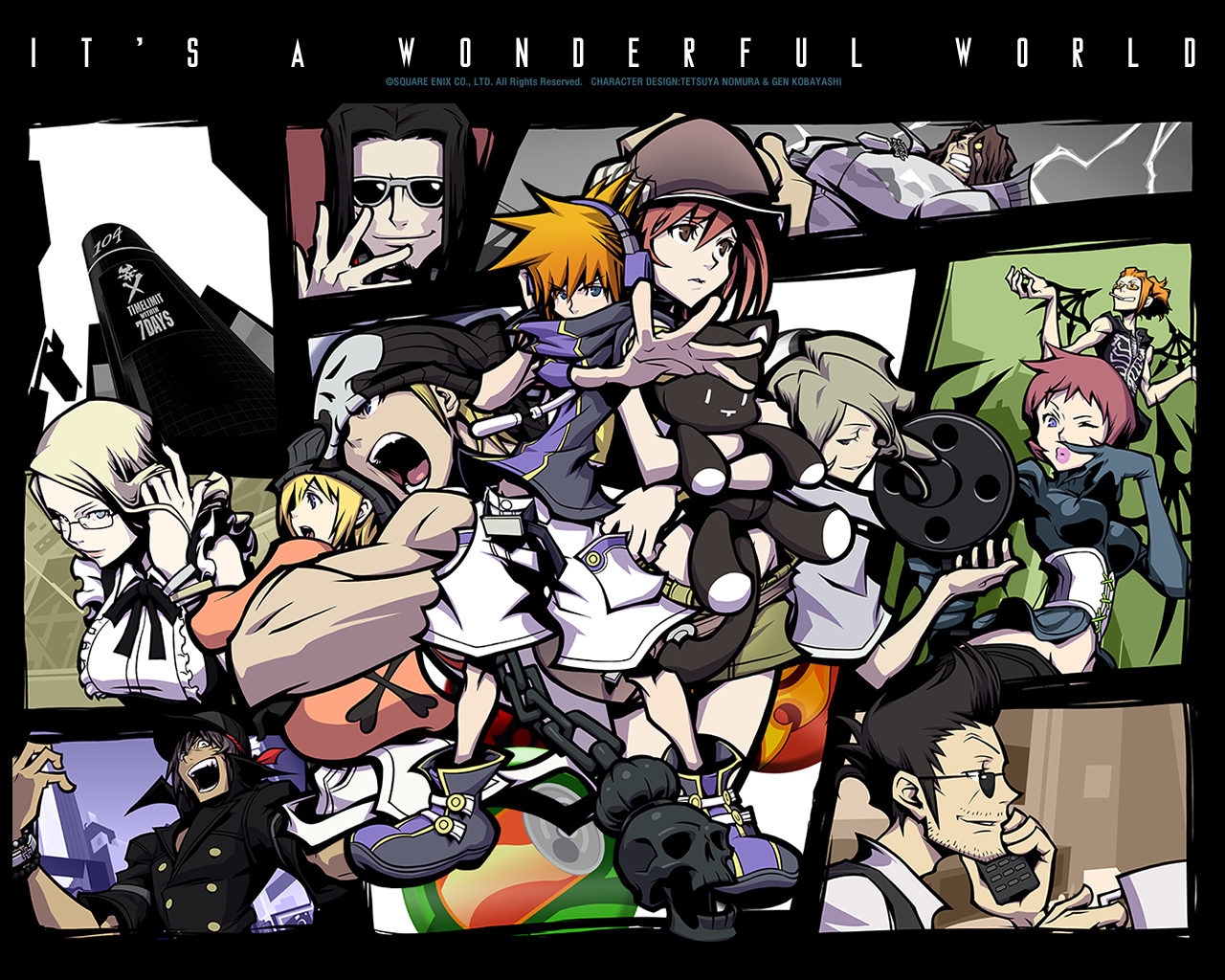 Fondo de World Ends With You, The para Nintendo DS