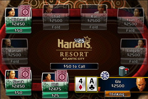Pantallazo de World Series of Poker: Hold em Legend para Iphone